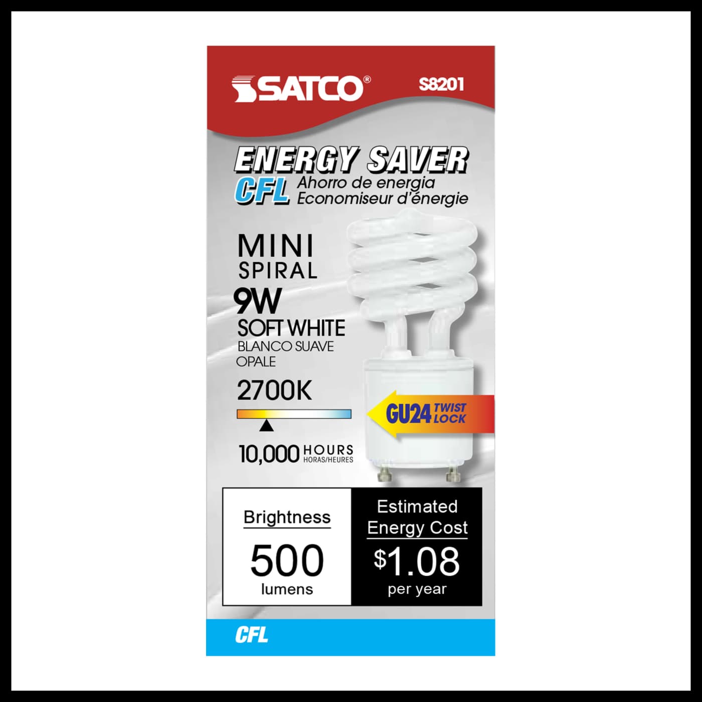 9T2/GU24/2700K/120V/1PK - S8201