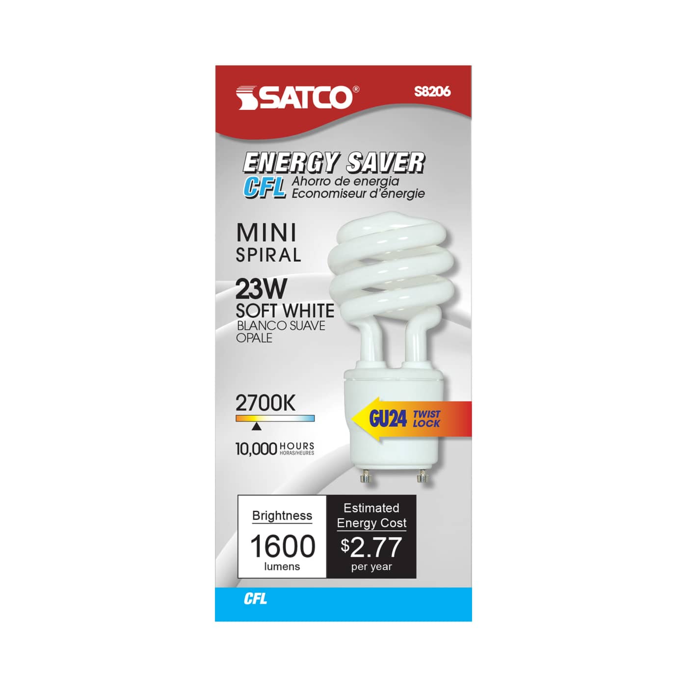 23T2/GU24/2700K/120V/1PK - S8206