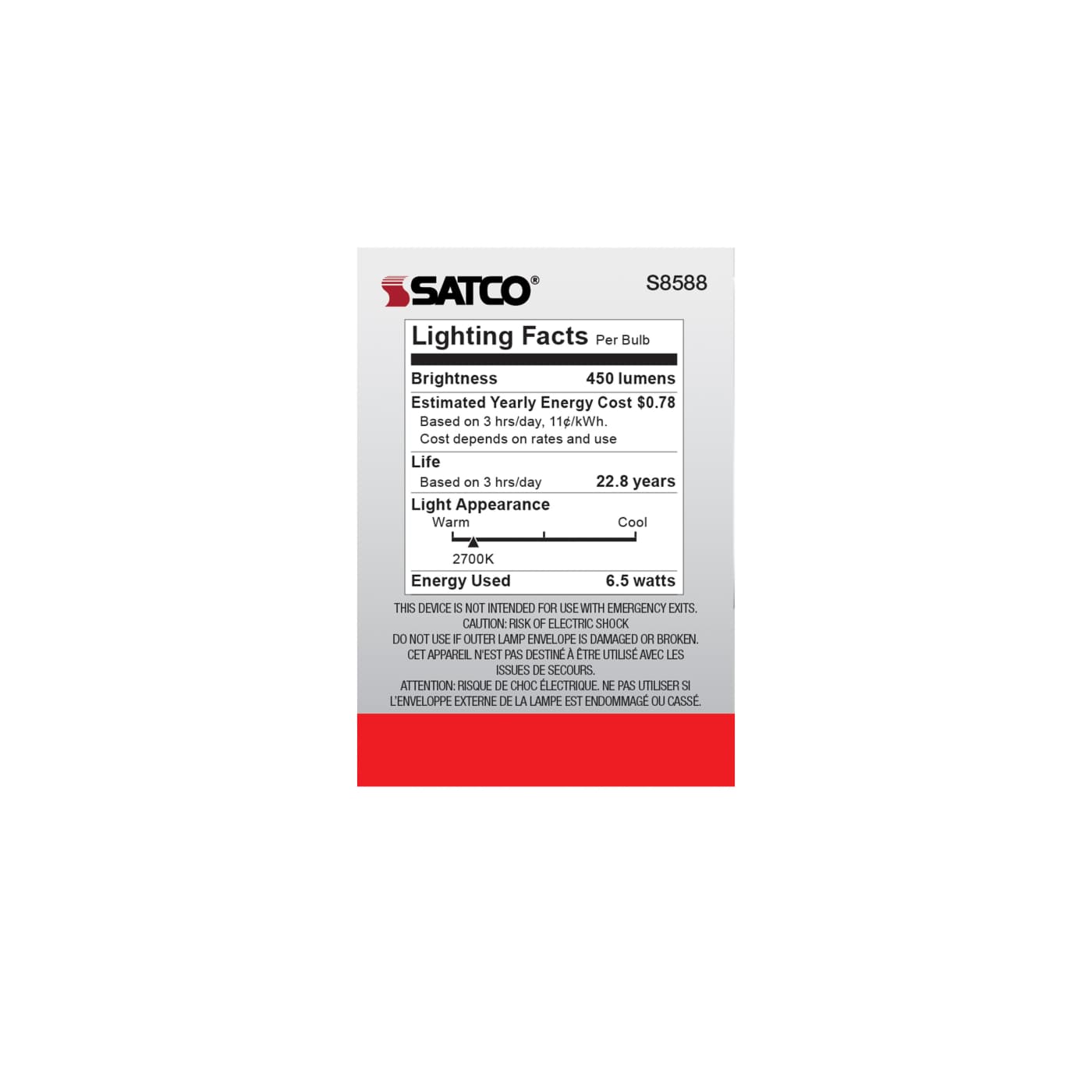 6.5MR16/LED/40'/927/GU10 - S8588