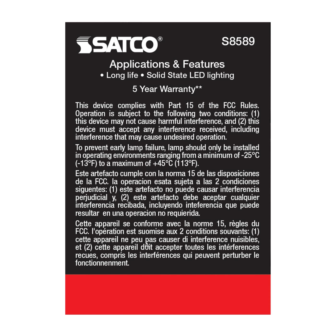 6.5MR16/LED/40'/930/GU10 - S8589