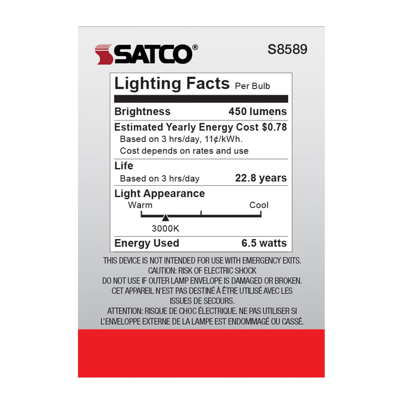 6.5MR16/LED/40'/930/GU10 - S8589