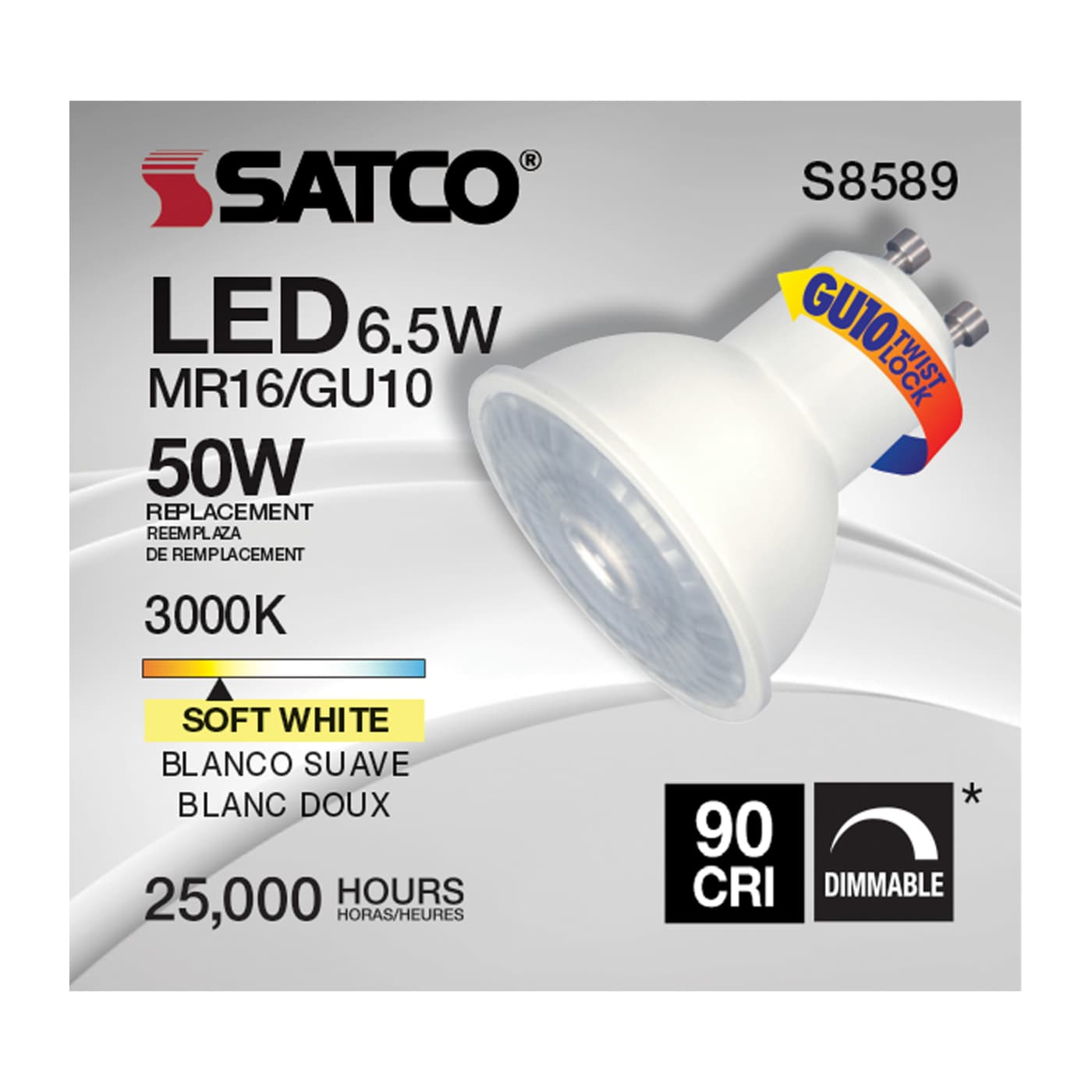 6.5MR16/LED/40'/930/GU10 - S8589