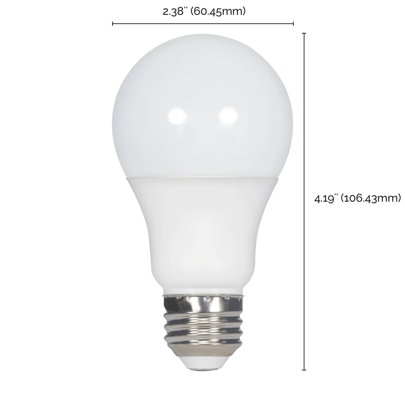 5.5A19/LED/4000K/ND/120V/4PK - S8593