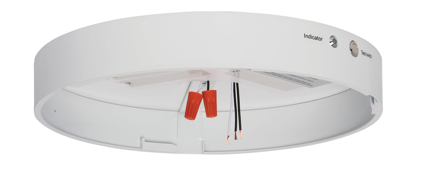 BATTERY BACK UP 13" ROUND WH - S8672