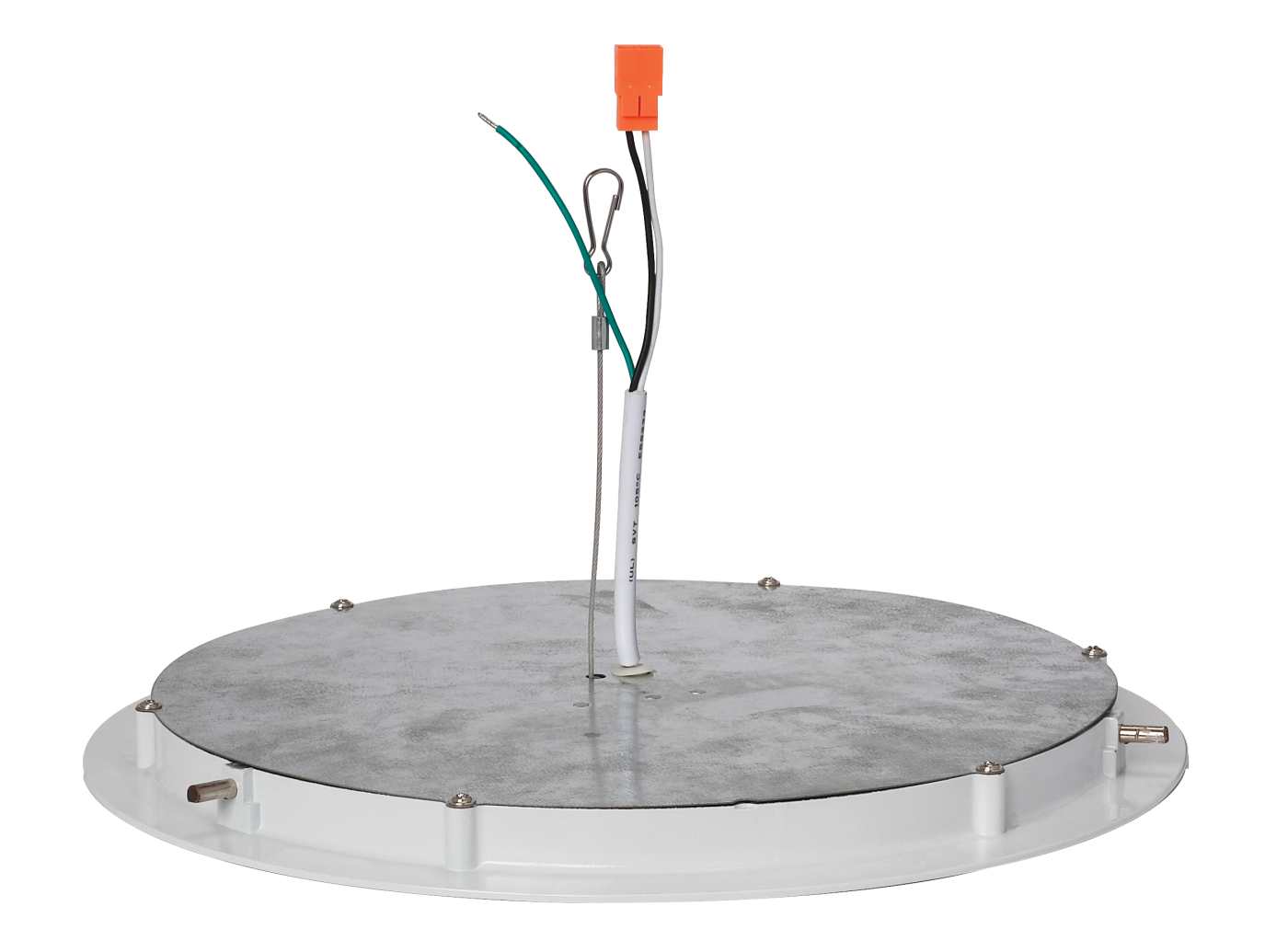 BATTERY BACK UP 13" ROUND WH - S8672