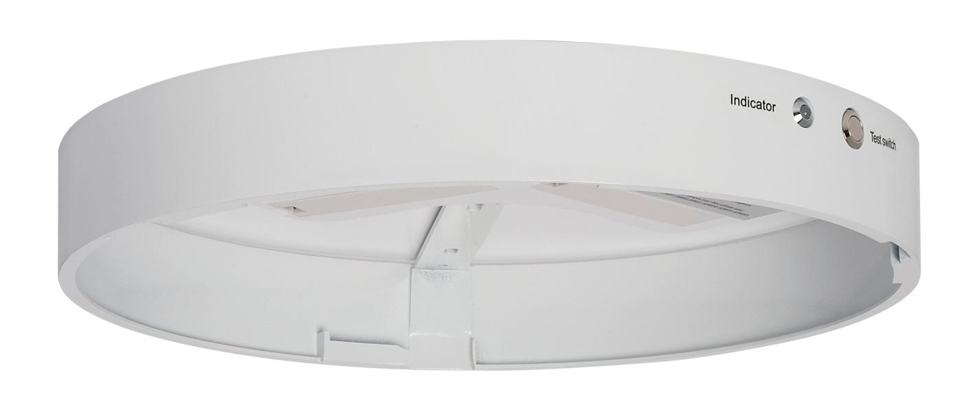 BATTERY BACK UP 13" ROUND WH - S8672