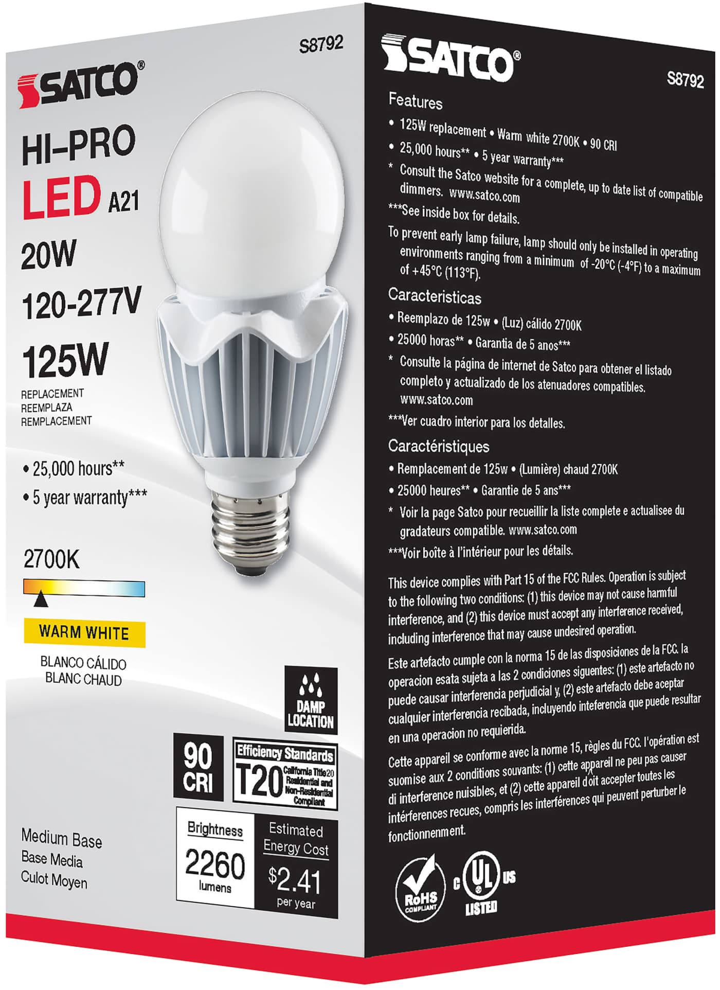 20WA21/LED/927/120-277V - S8792