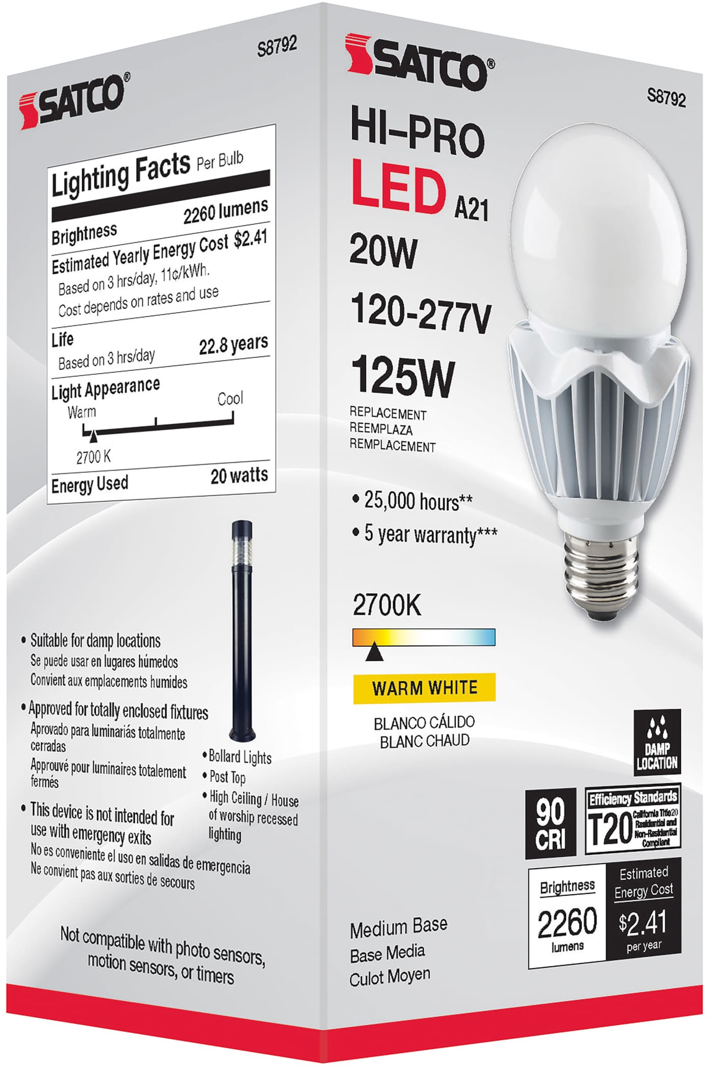 20WA21/LED/927/120-277V - S8792