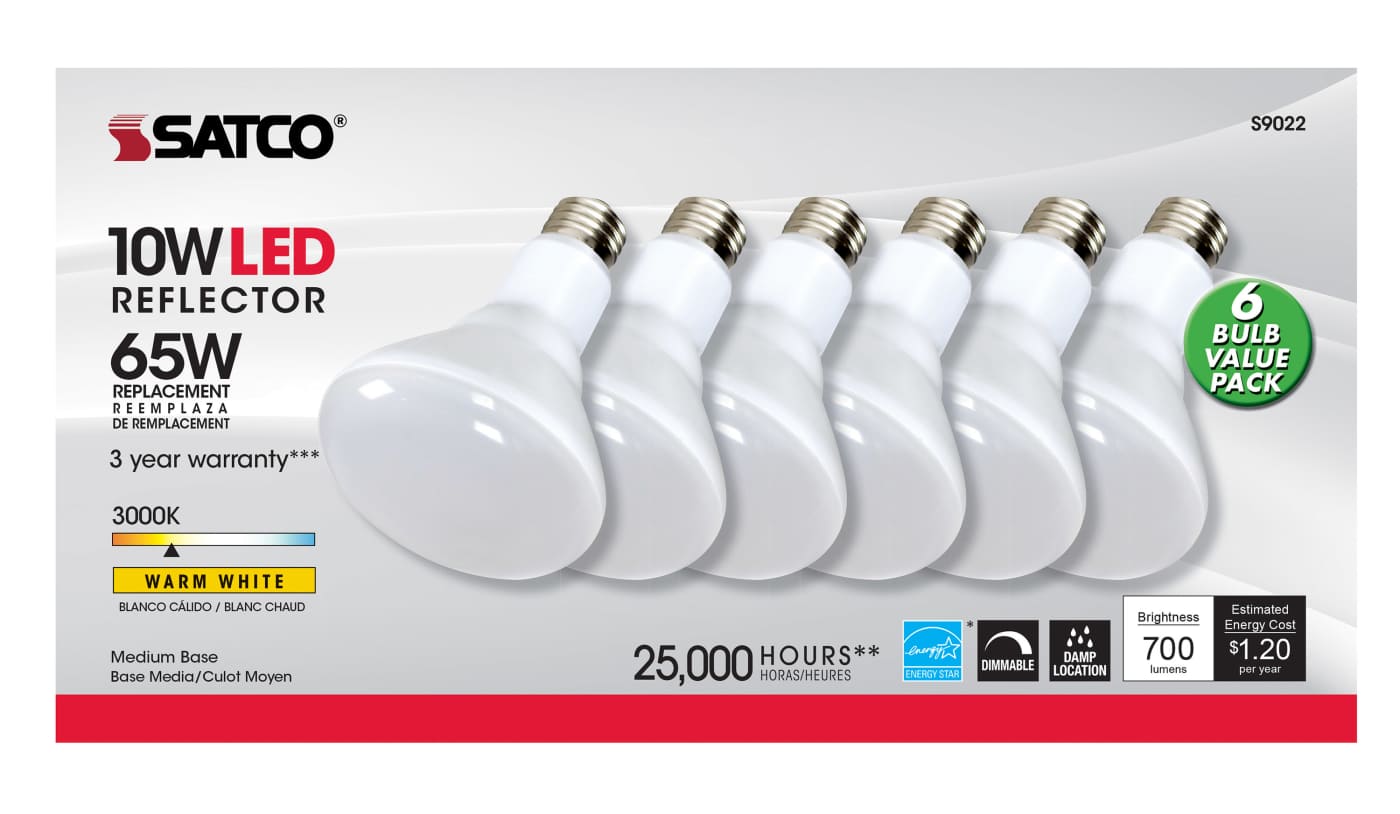 10BR30/LED/830/120V/6PK - S9022
