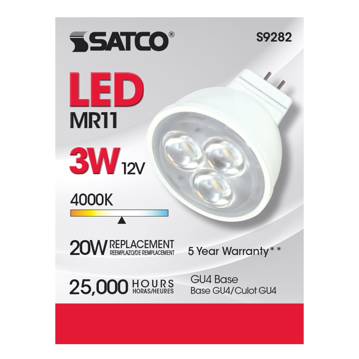 3MR11/LED/25'/4000K/12V - S9282