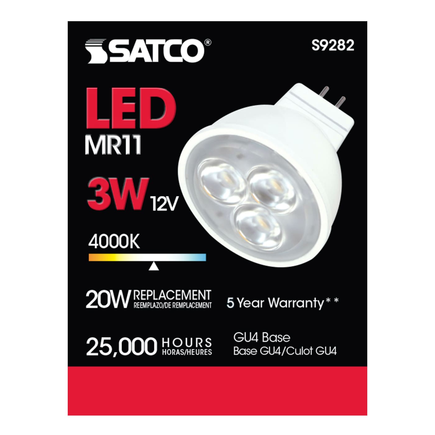 3MR11/LED/25'/4000K/12V - S9282