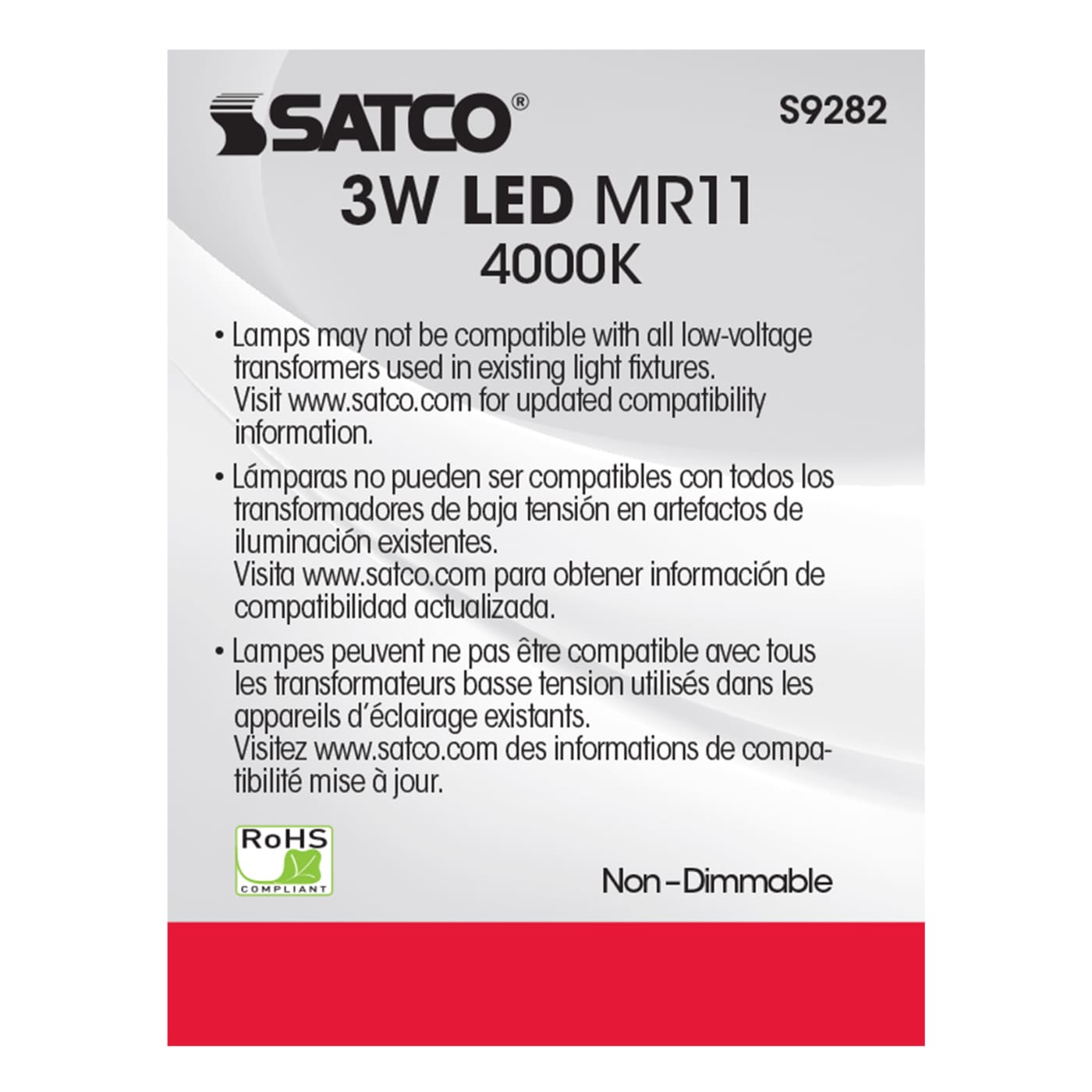 3MR11/LED/25'/4000K/12V - S9282