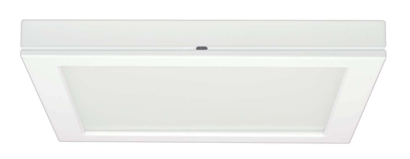13.5W/LED/7"FLUSH/30K/SQ/WH/90 - S9366