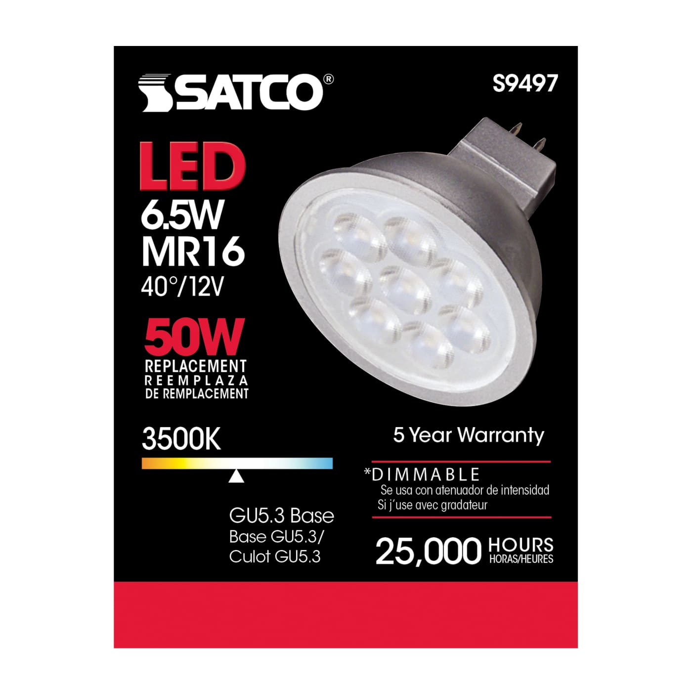 7PAR20/LED/40'/3500K/120V/D - S9407
