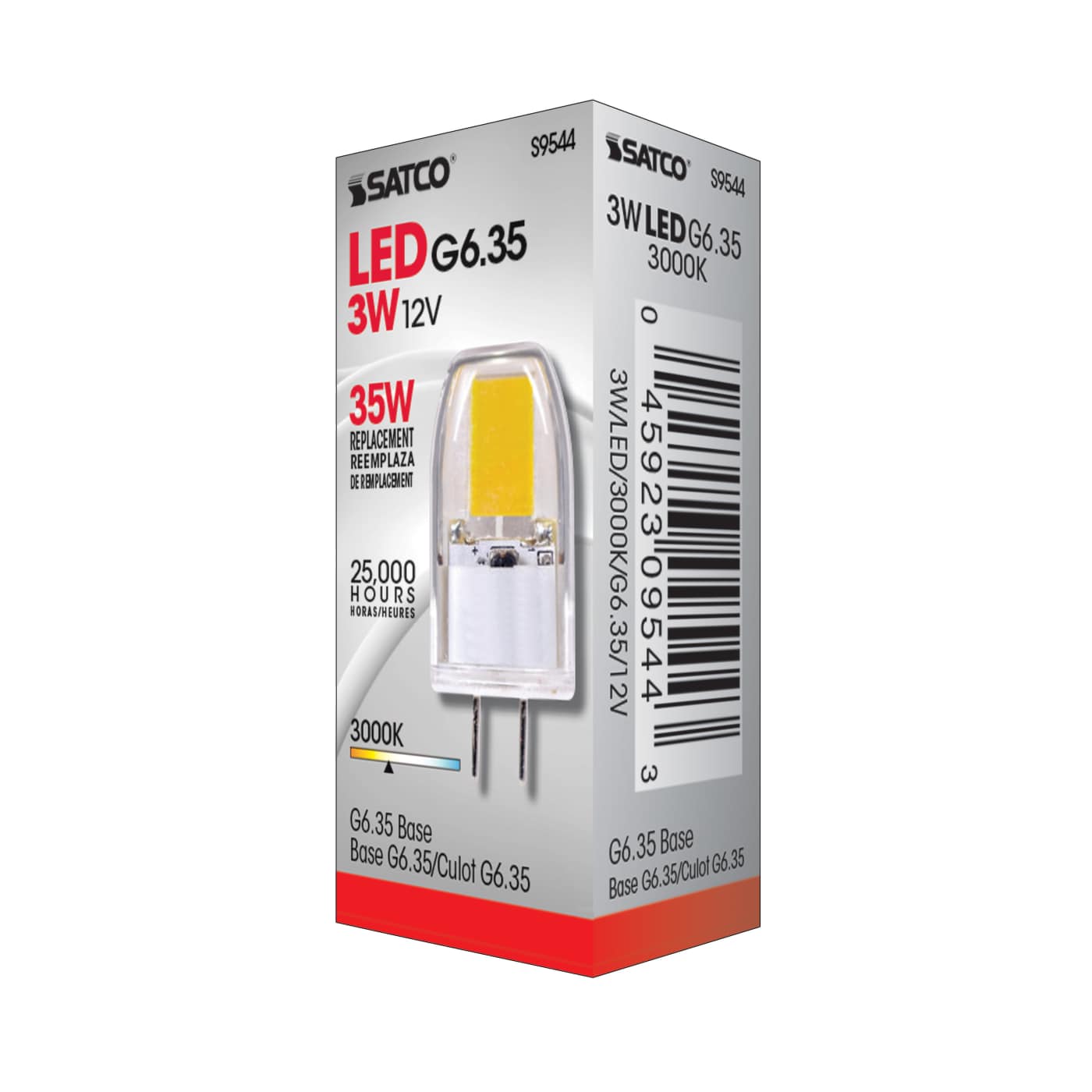 LED 3W JC/G6.35 12V 3000K 300L - S9544