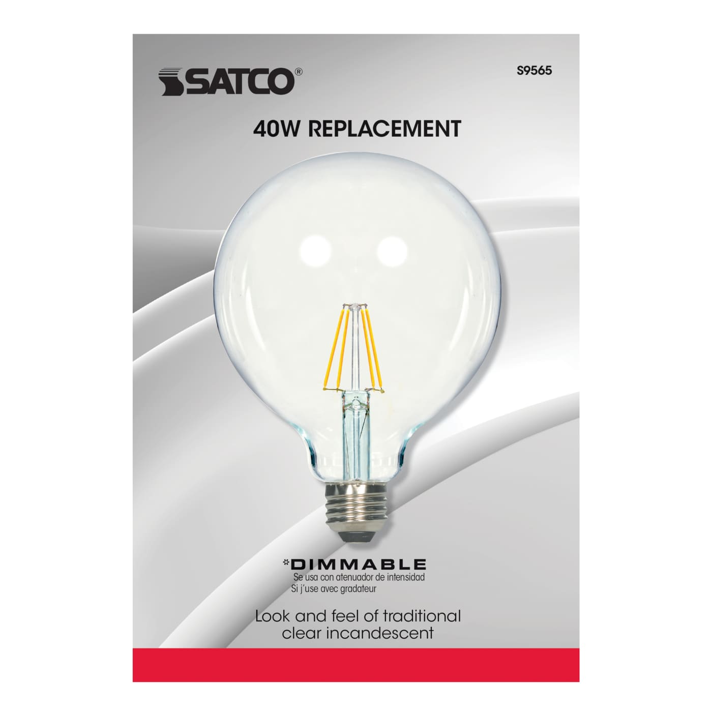 5.5G40/CL/LED/E26/27K/120V - S9565