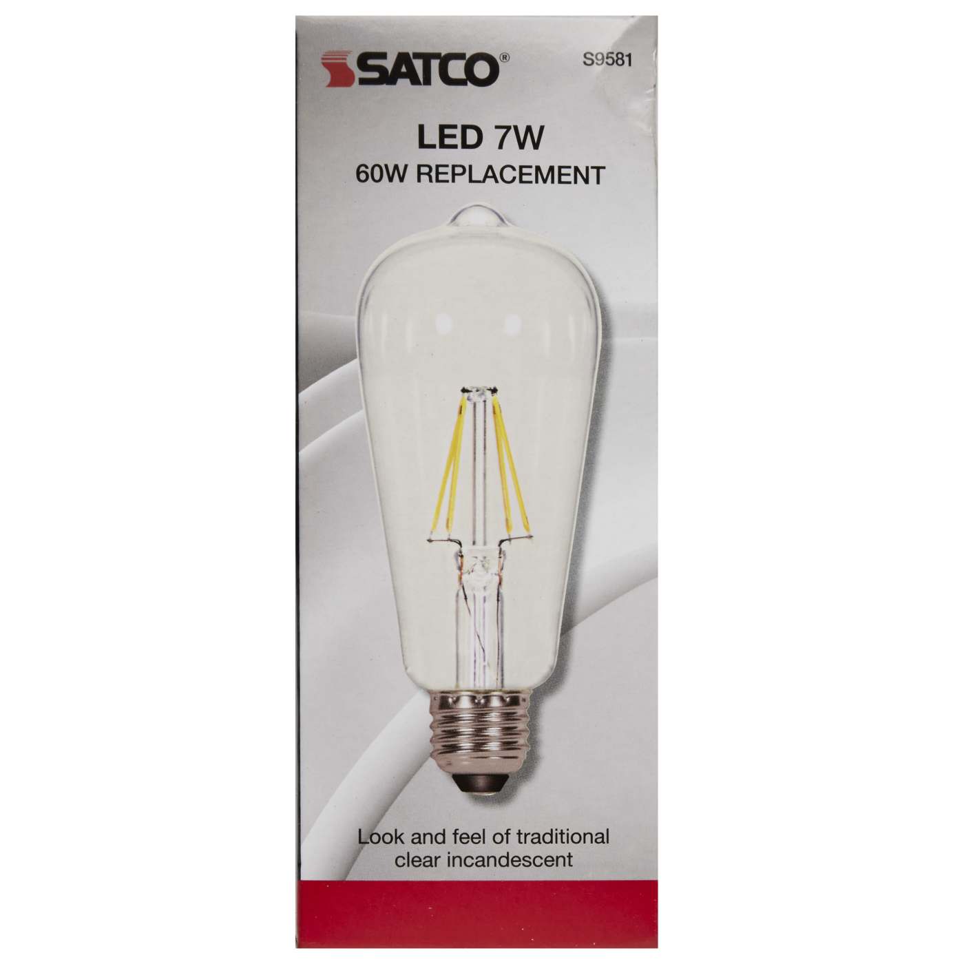 7ST19/CL/LED/E26/27K/120V - S9581