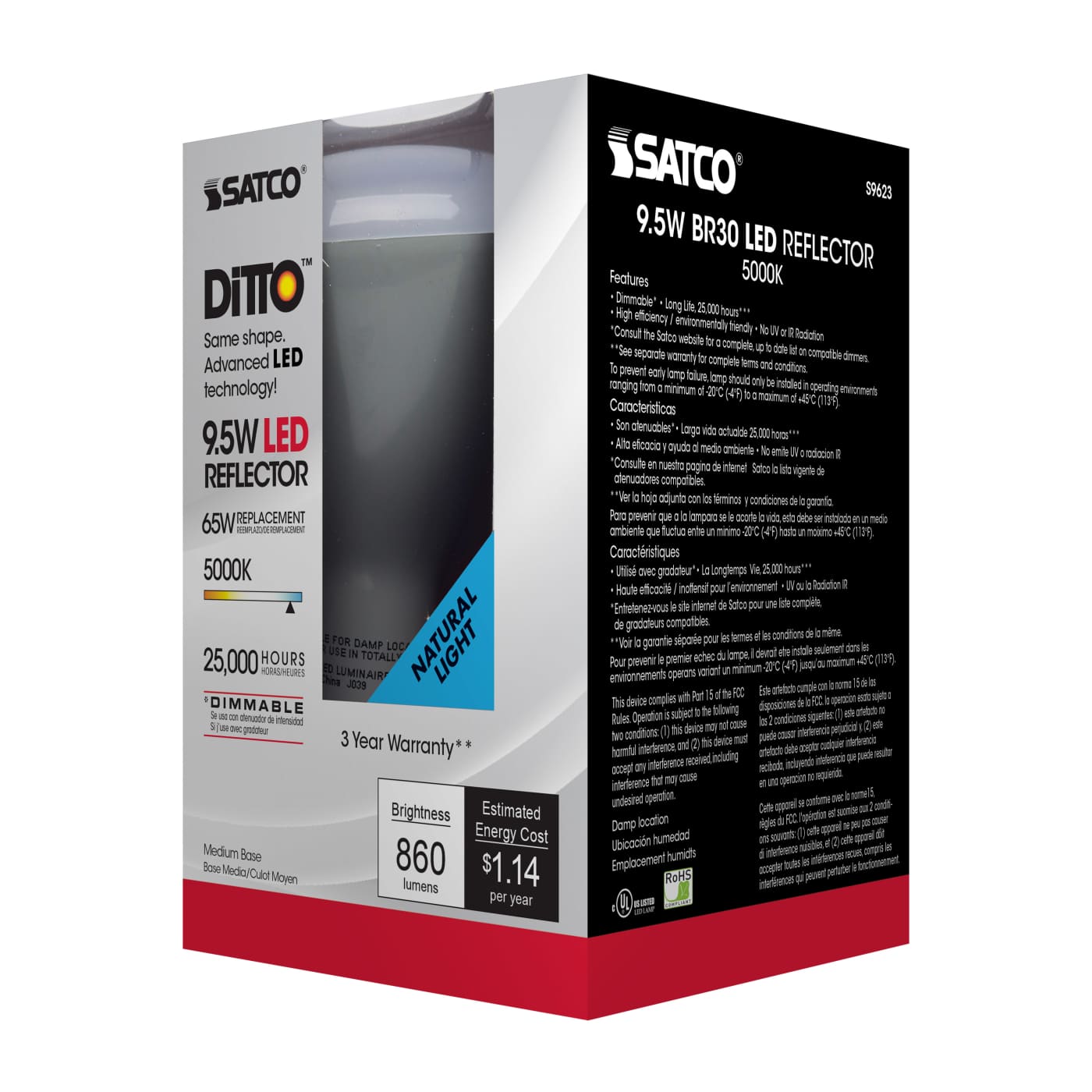 9.5BR30/LED/5000K/750L/120V/D - S9623