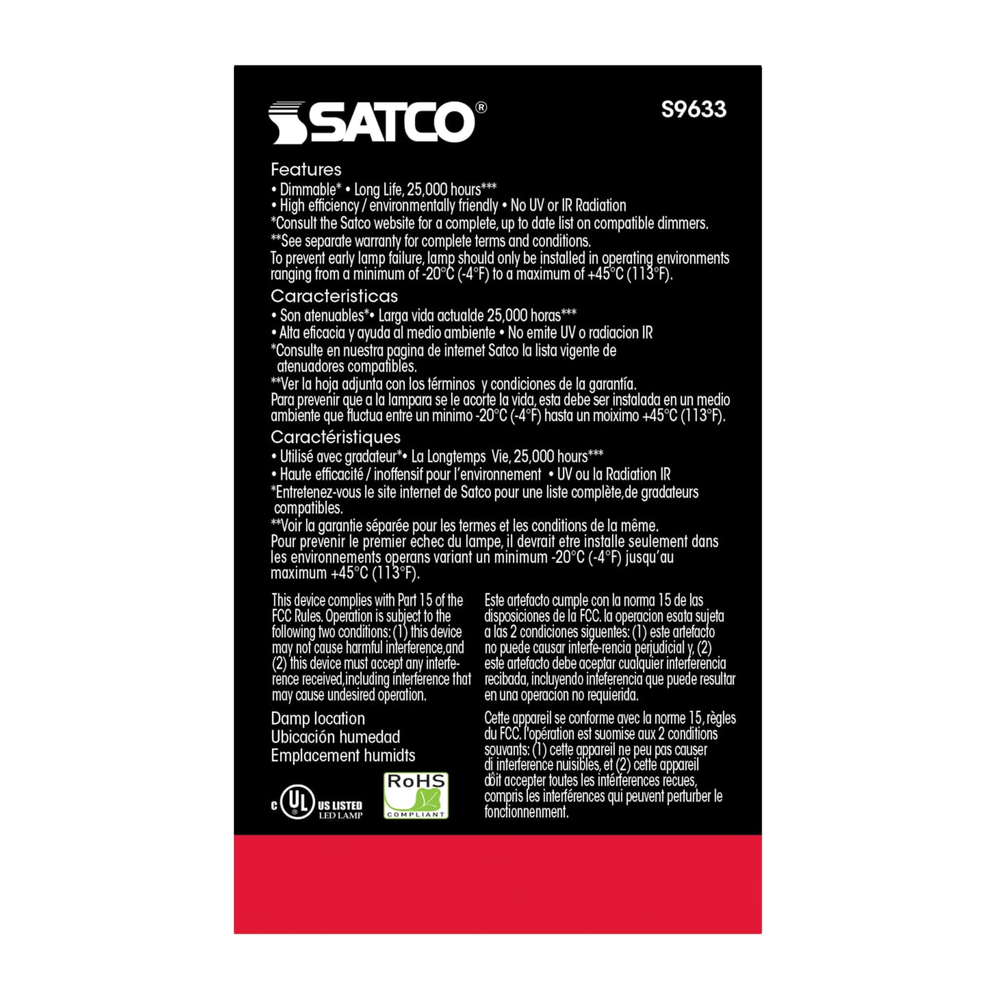 6.5R20/LED/5000K/525L/120V - S9633