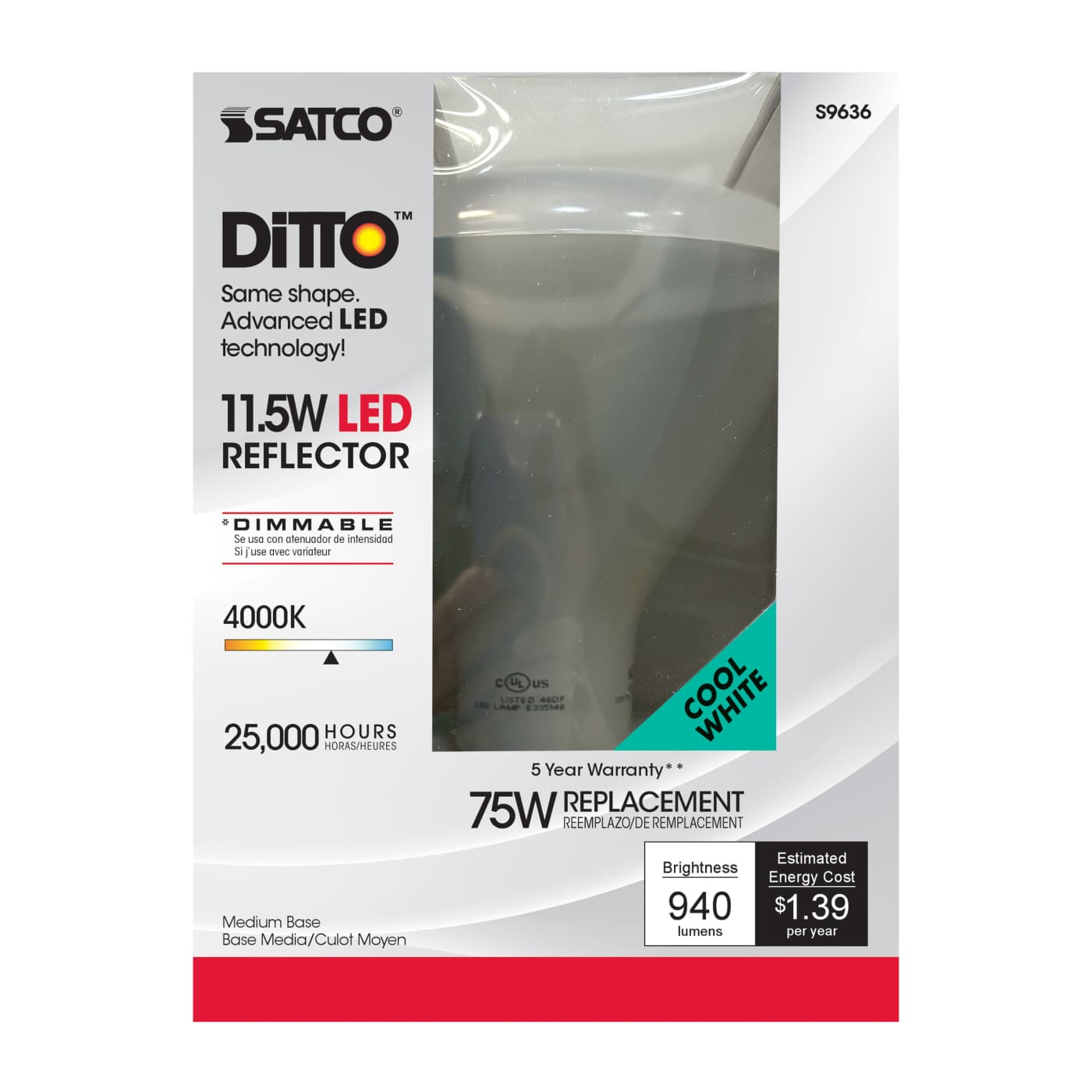 11.5BR40/LED/4000K/940L/120V - S9636