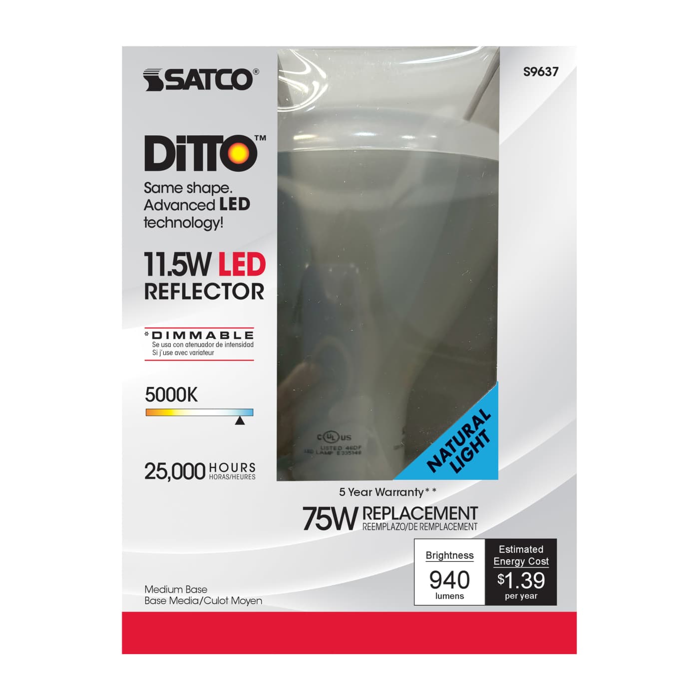 11.5BR40/LED/5000K/940L/120V - S9637