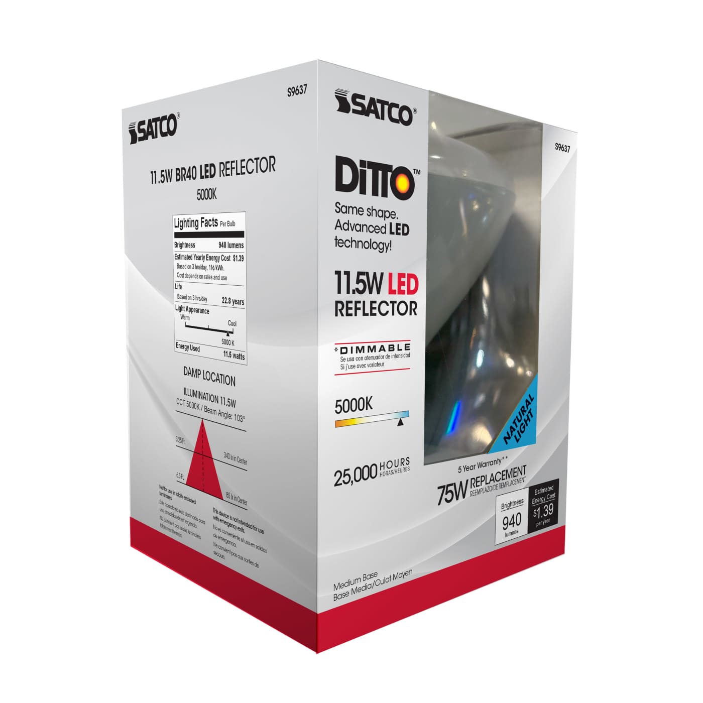 11.5BR40/LED/5000K/940L/120V - S9637