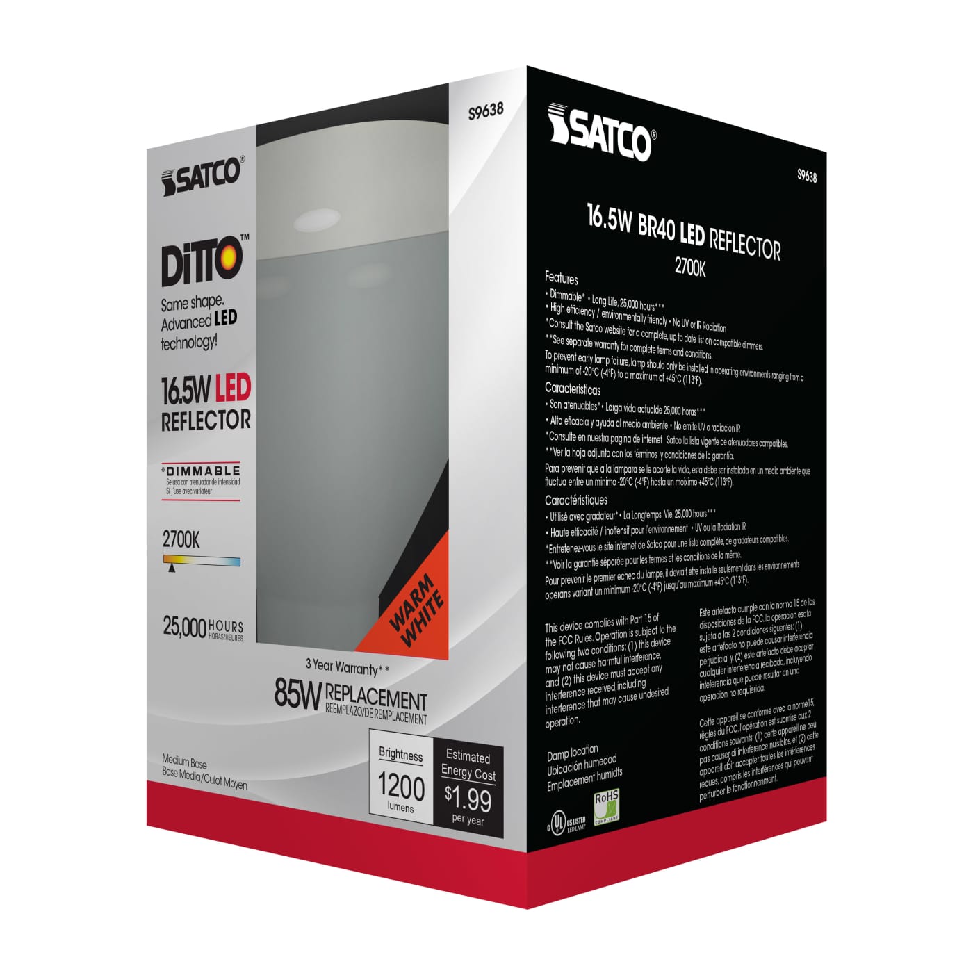 16.5BR40/LED/2700K/1200L/120V - S9638