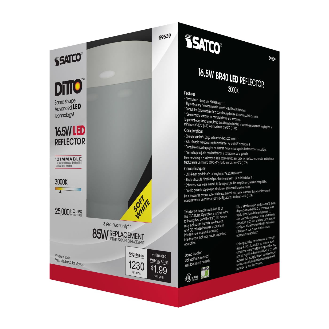 16.5BR40/LED/3000K/1200L/120V - S9639