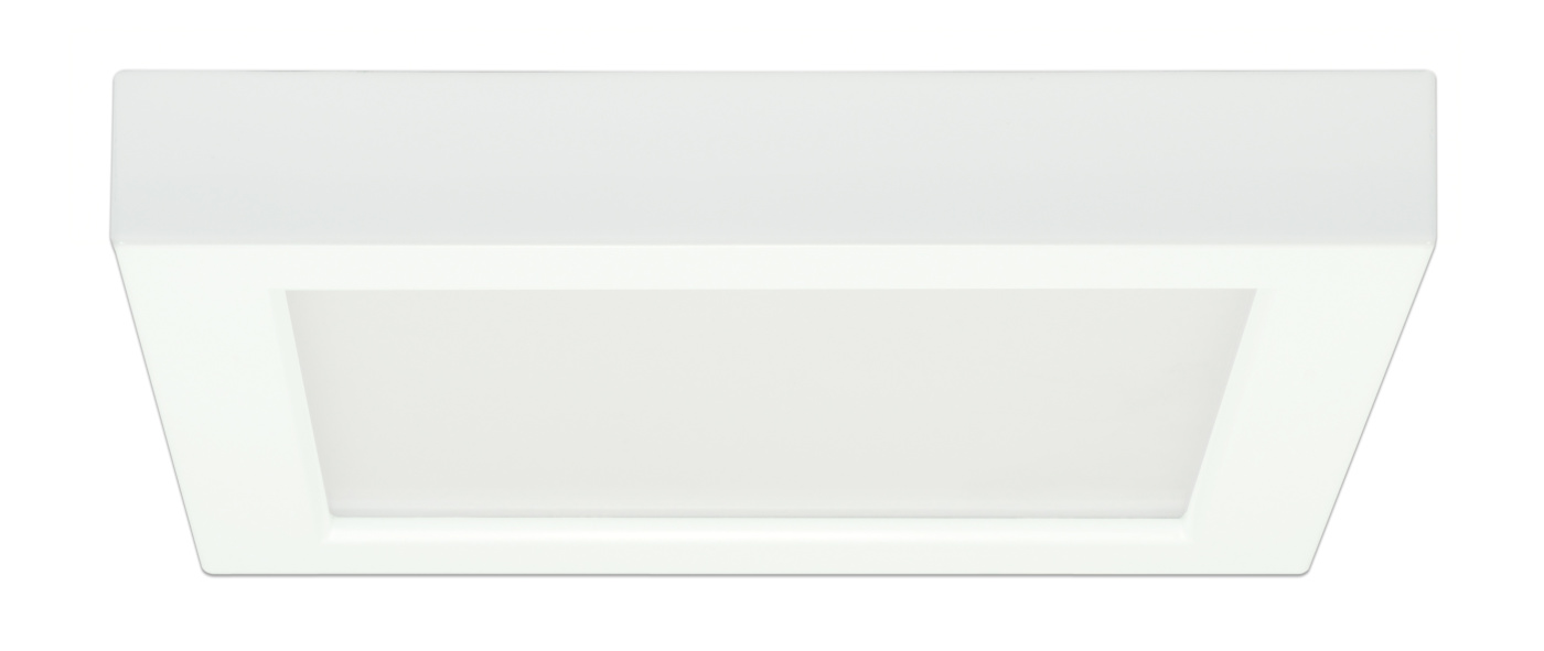 13.5W/LED/7"FLUSH/3K/SQ/0-10V - S9685