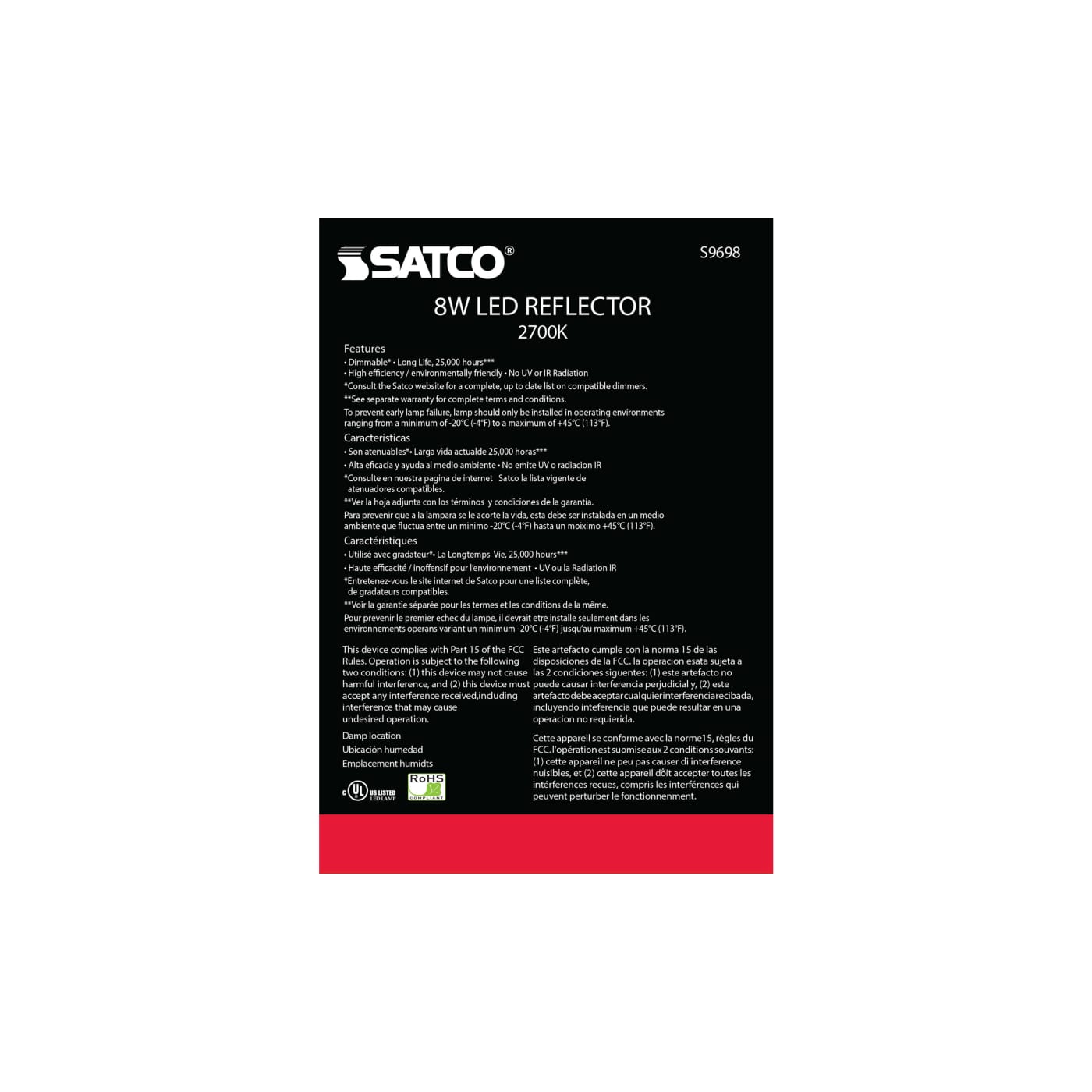 8BR30/LED/2700K/650L/2PK - S9698