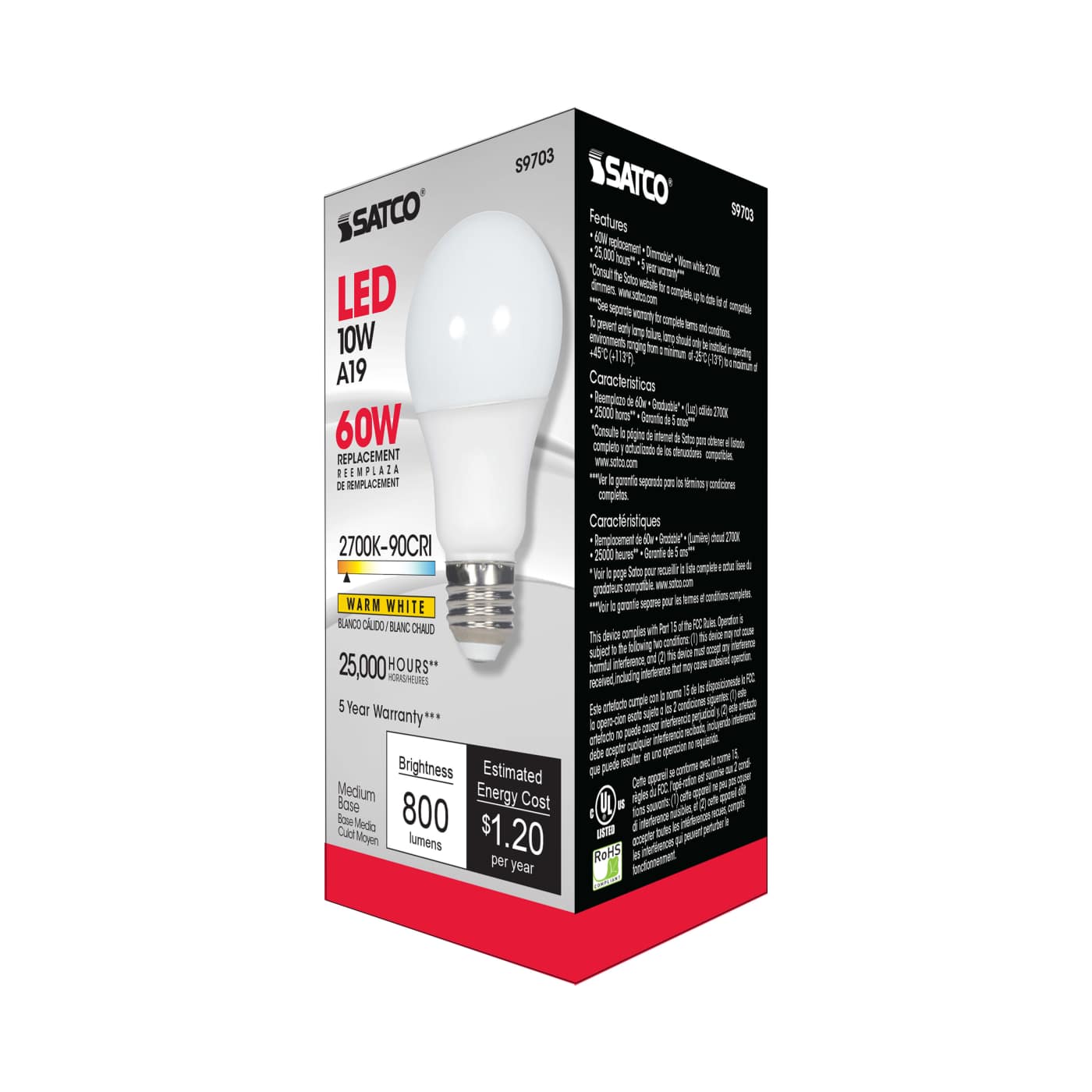 10A19/OMNI/LED/27K/90CRI - S9703