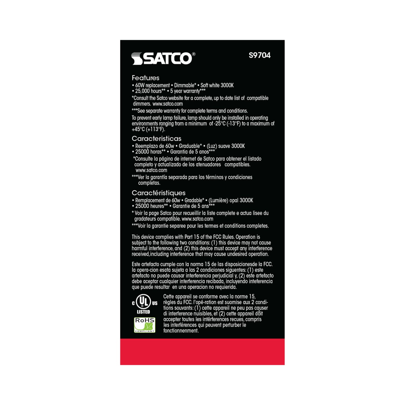 10A19/OMNI/LED/3K/90CRI - S9704