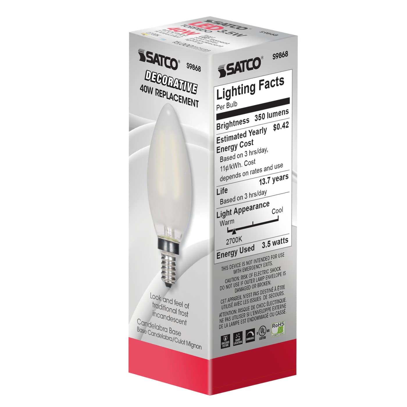 3.5CTF/LED/FR/27K/120V - S9868