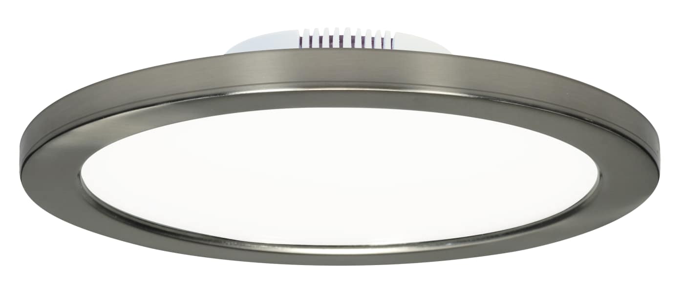 16W/LED/9"FLUSH/3K/BN/SL - S9887