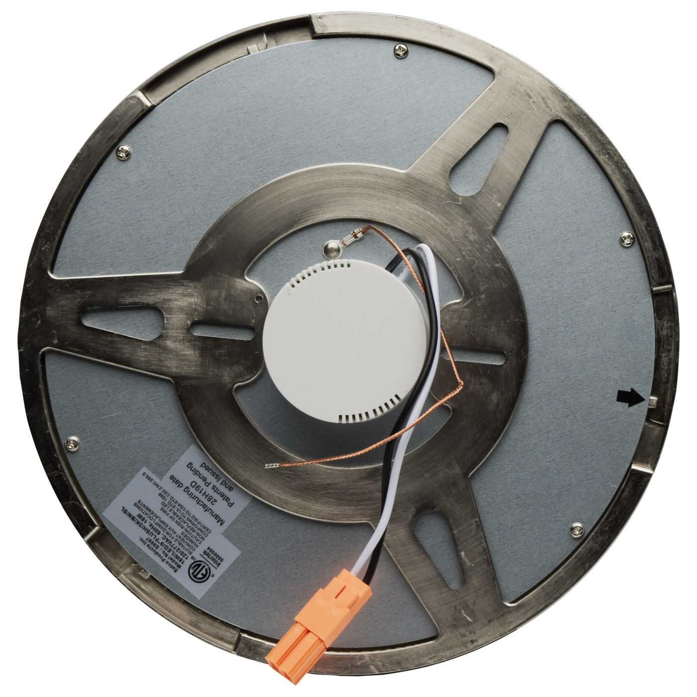 16W/LED/9"FLUSH/3K/BN/SL - S9887