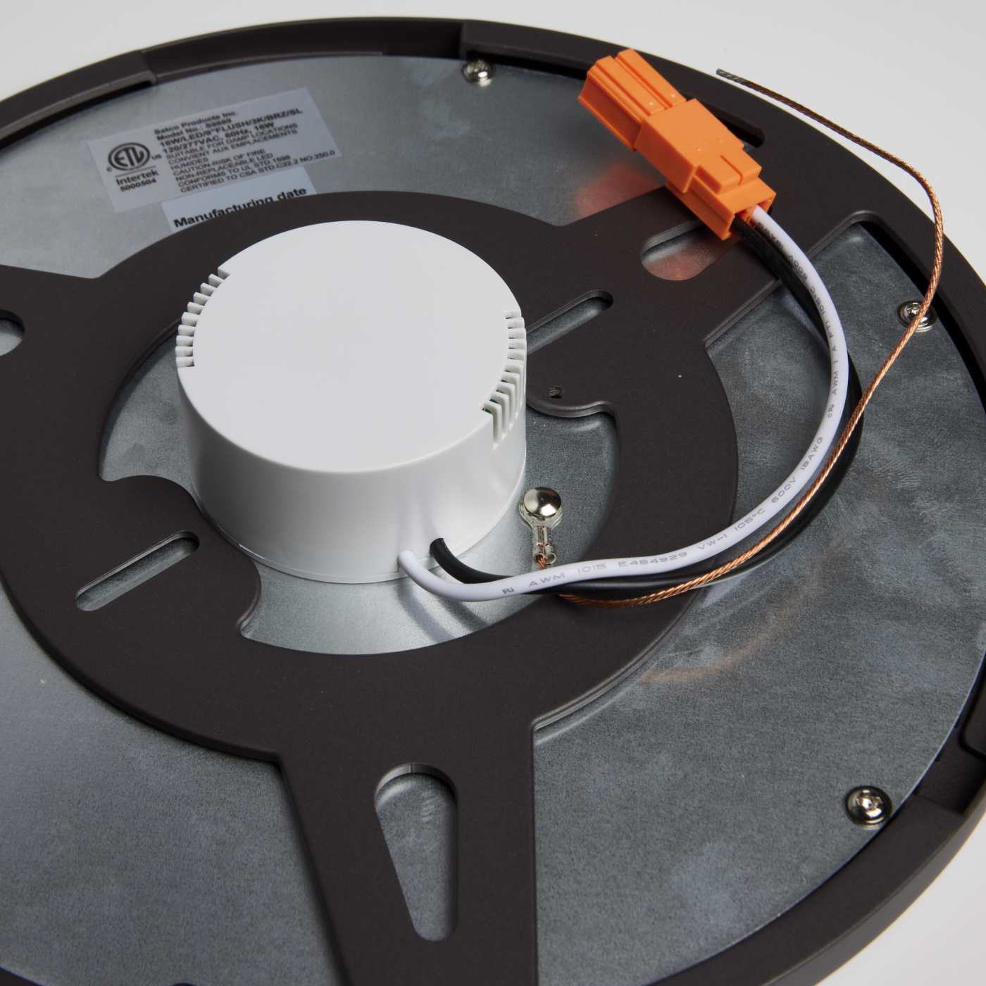 16W/LED/9"FLUSH/3K/BRZ/SL - S9889