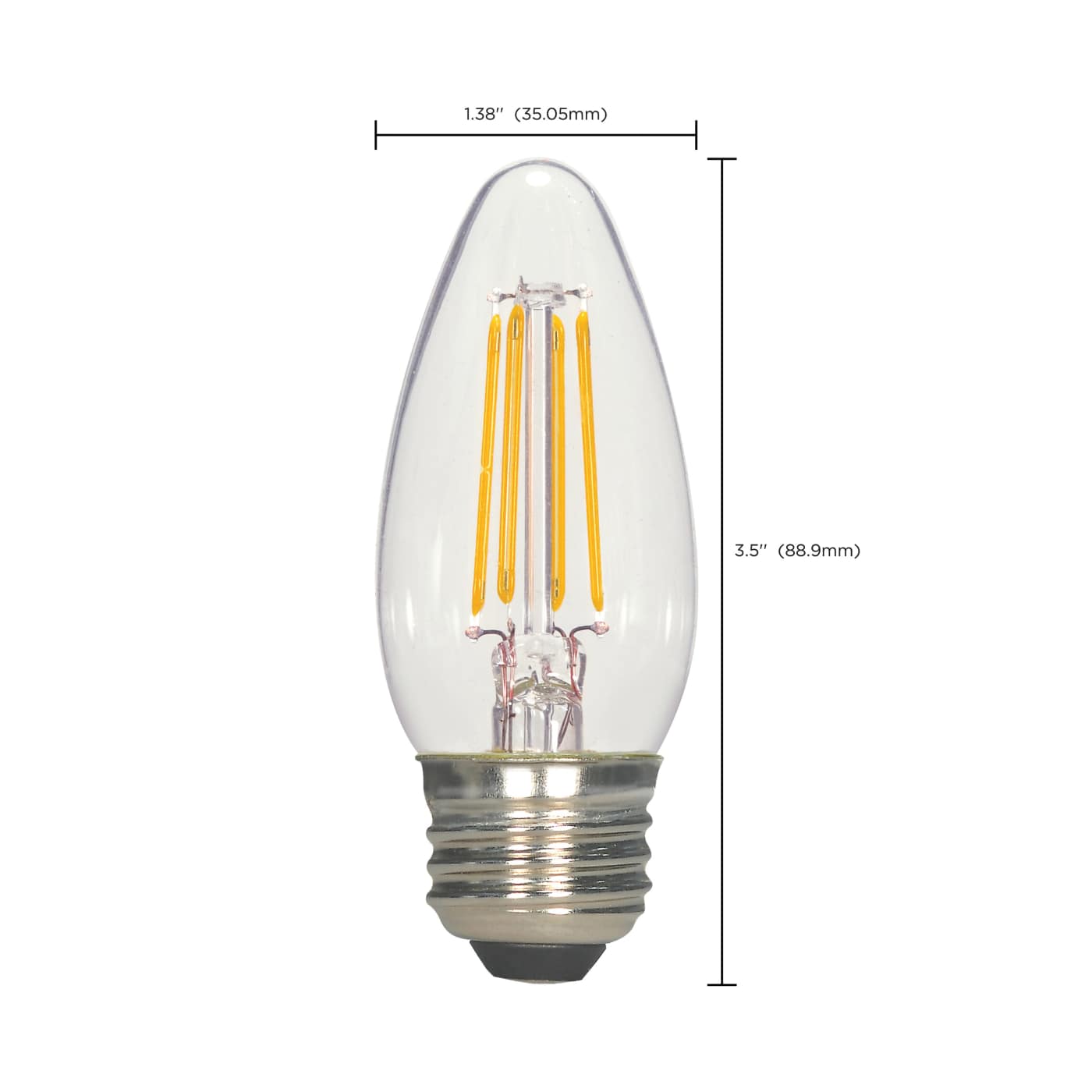 5.5W ETC/LED/27K/CL/120V - S9964