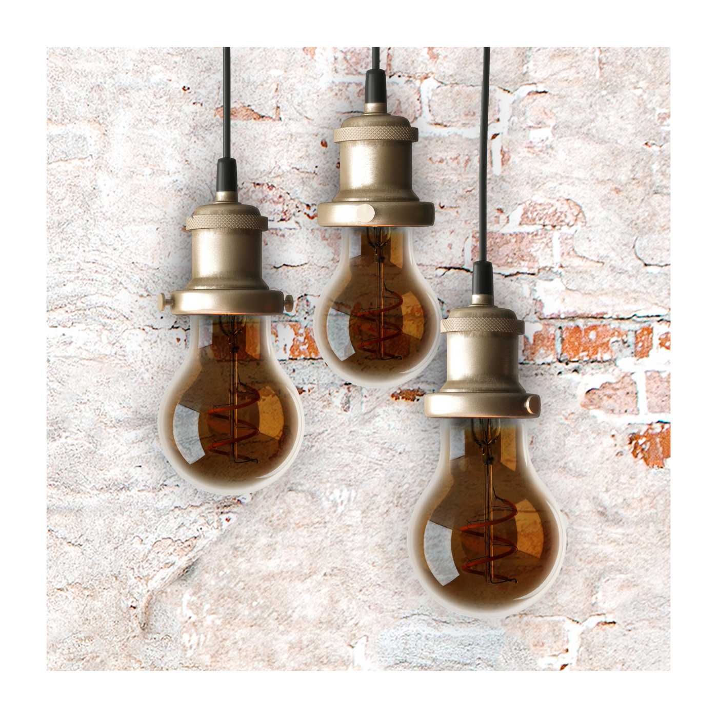 4.5A19/SPIRAL/LED/AMB/120V - S9966