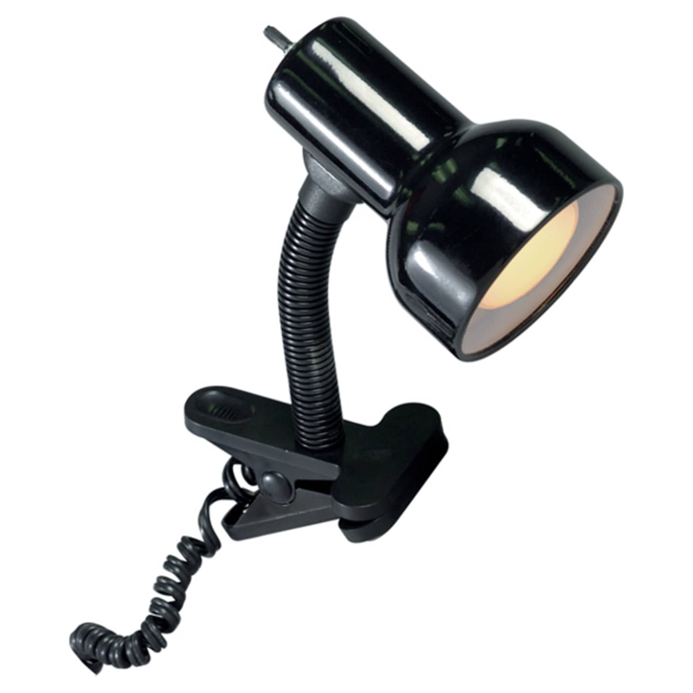 BLACK CLIP ON GOOSE NECK LAMP - SF76-226