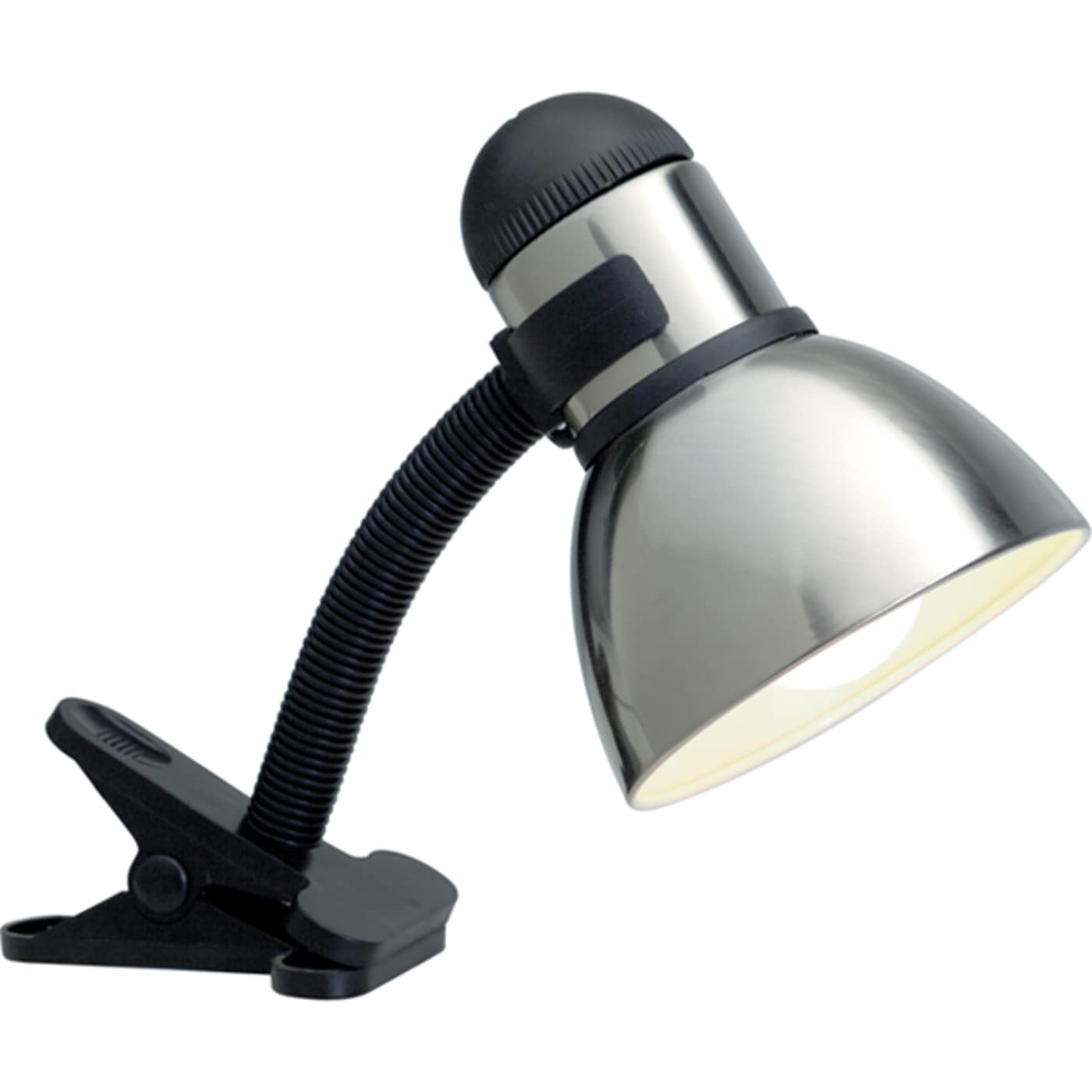 STEEL/BLACK CLIP ON LIGHT - SF76-357