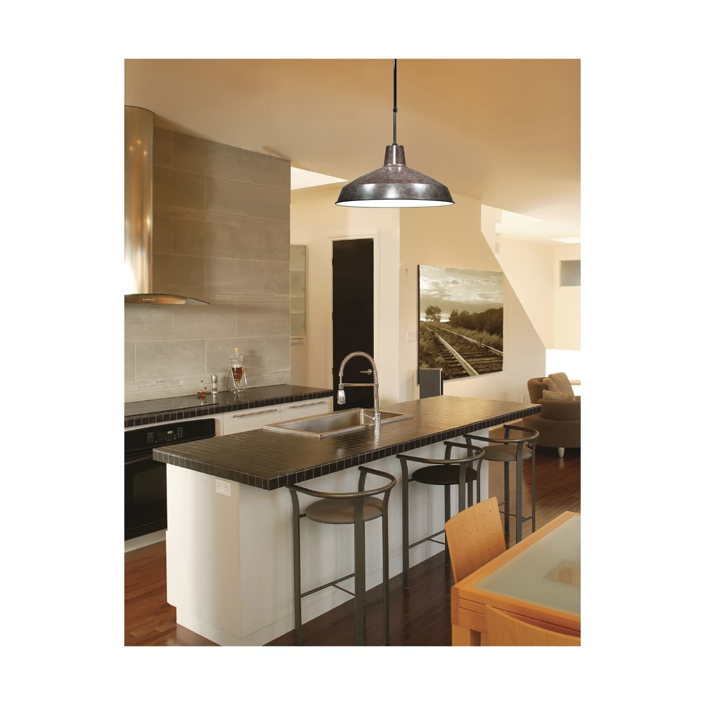 1 LT WAREHOUSE SHADE PENDANT - SF76-662