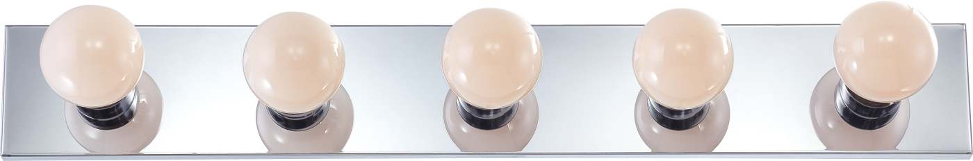 5 LIGHT POLISHED CHROME VANITY - SF77-196
