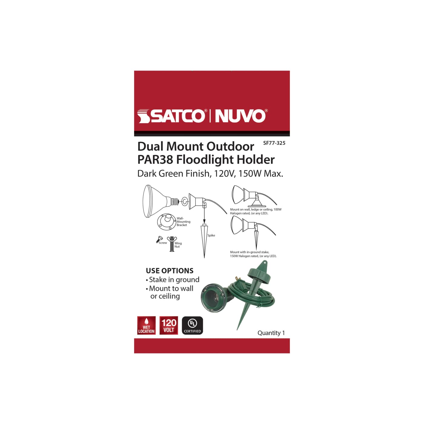 DUAL MT IN GROUND FLOOD LT HDR - SF77-325