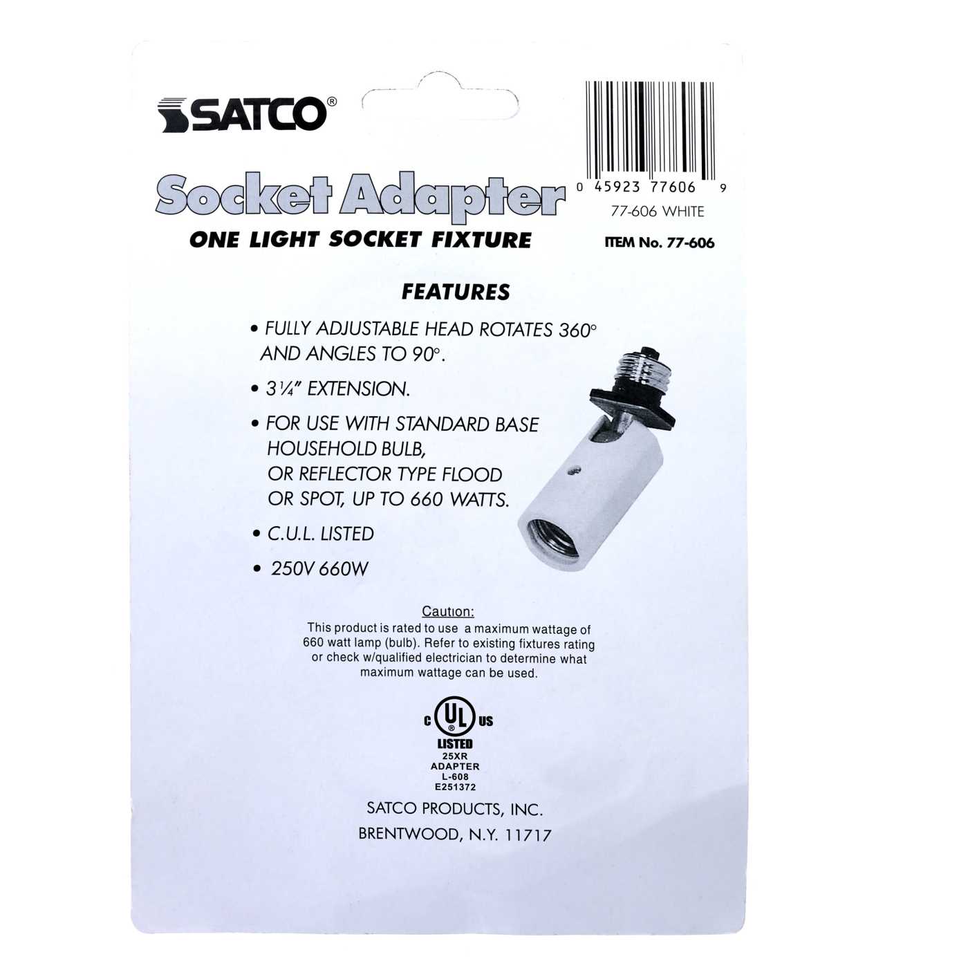 SOCKET ADJUSTABLE LIGHT - SF77-606