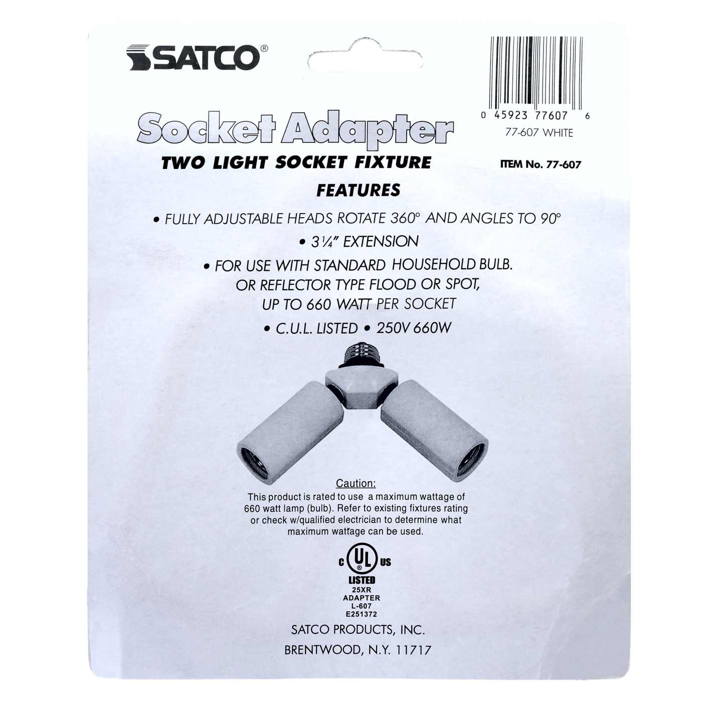 SINGLE TO TWIN SOCKET ADAPTER - SF77-607