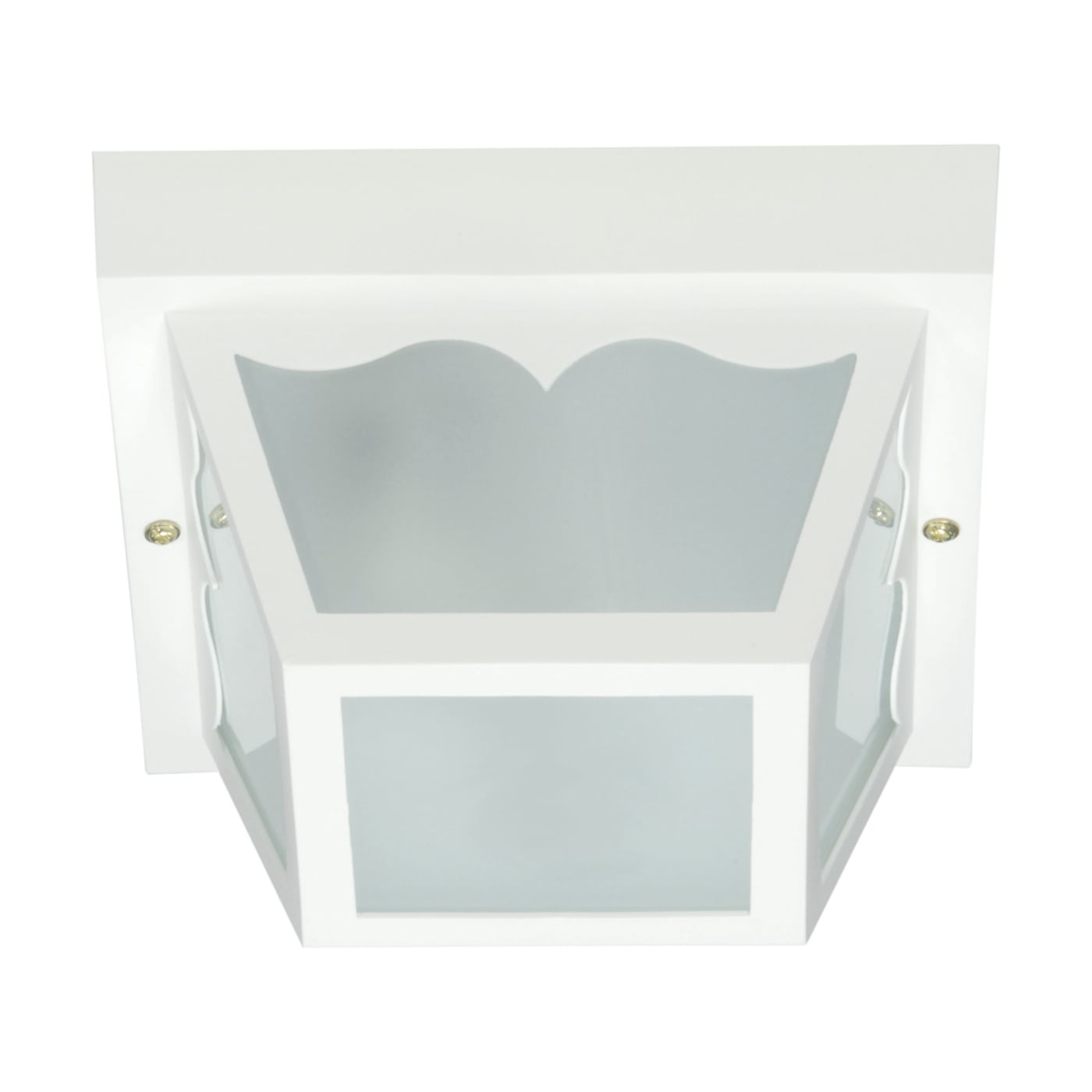 1 LIGHT 8" CARPORT FLUSH MOUNT - SF77-835