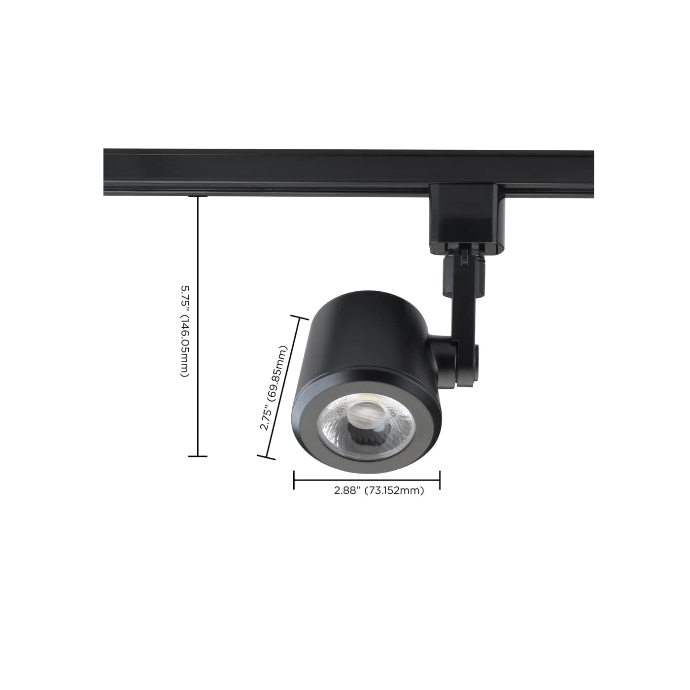 12W LED TRACK HEAD TAPER BACK - TH452