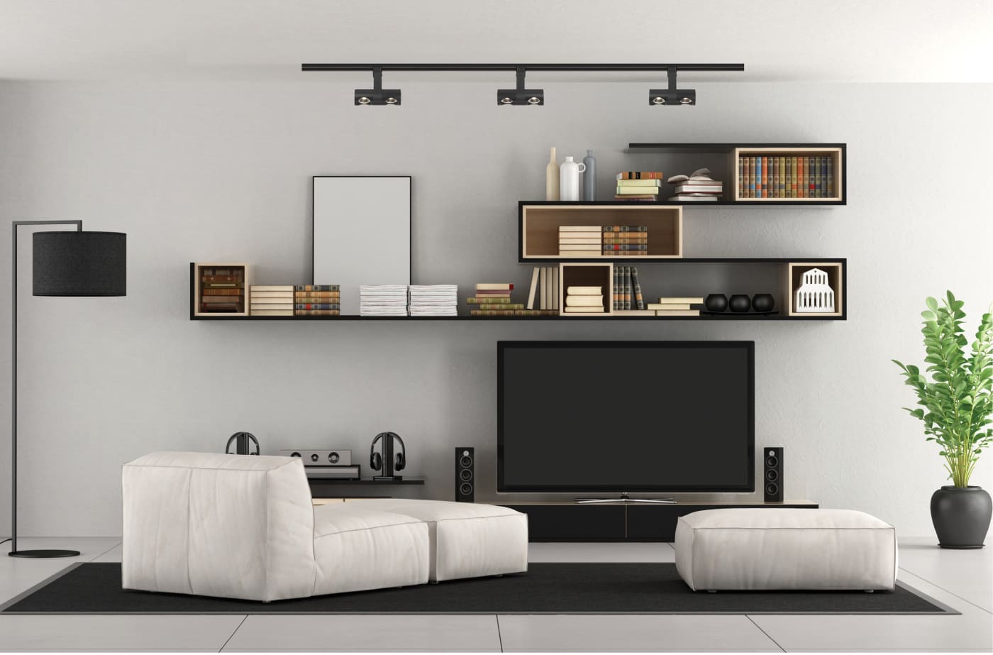 12W LED TRACK HEAD SQUARE - TH462