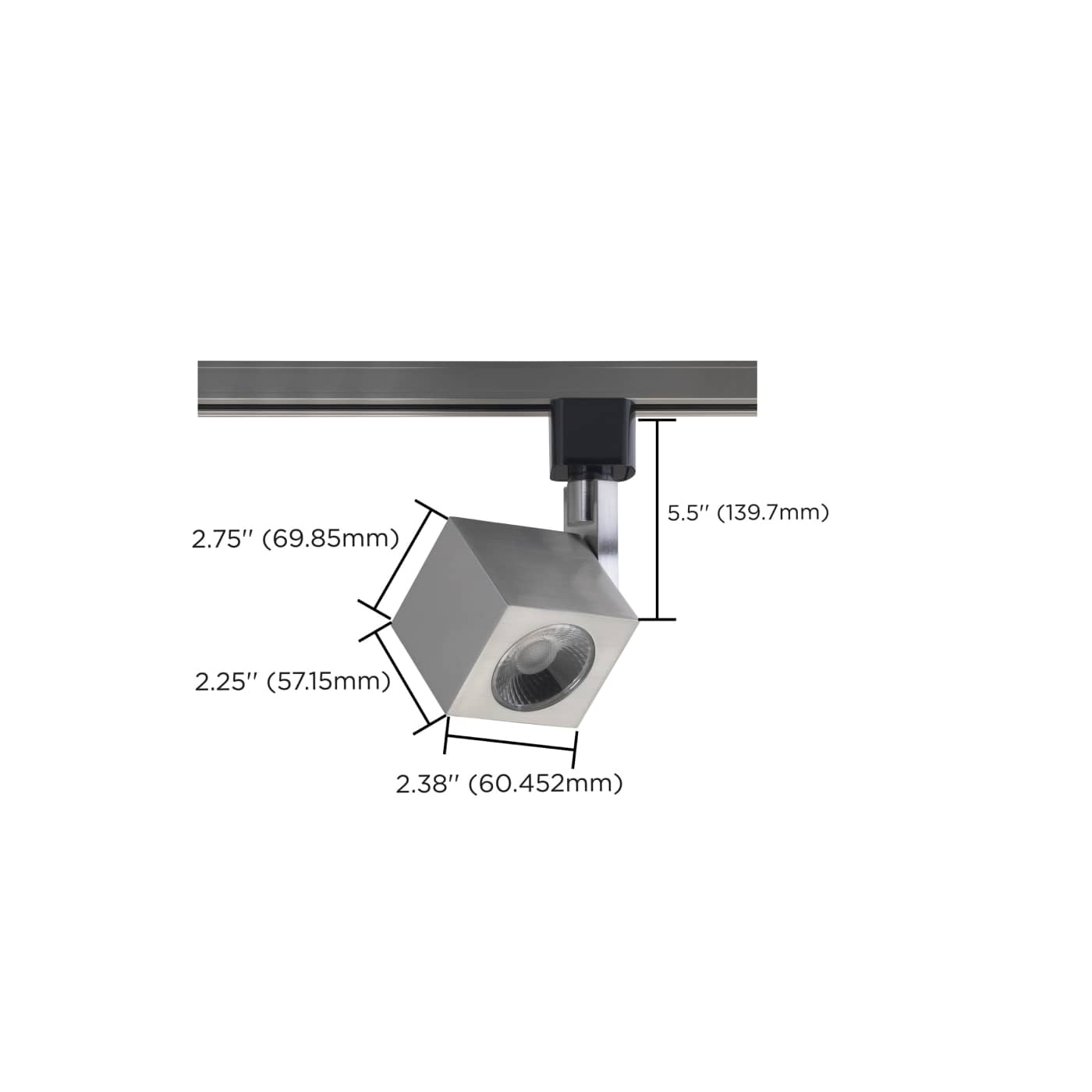 12W LED TRACK HEAD SQUARE - TH465