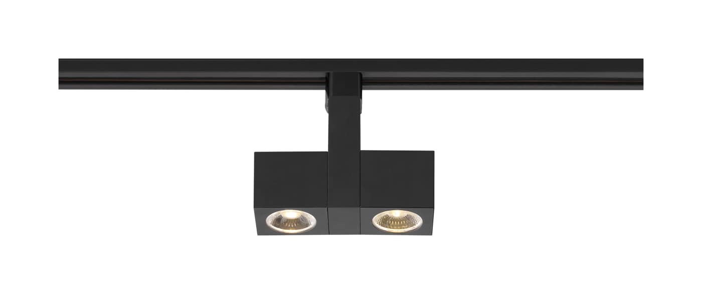 24W LED SQUARE DUAL TRACK HEAD - TH485
